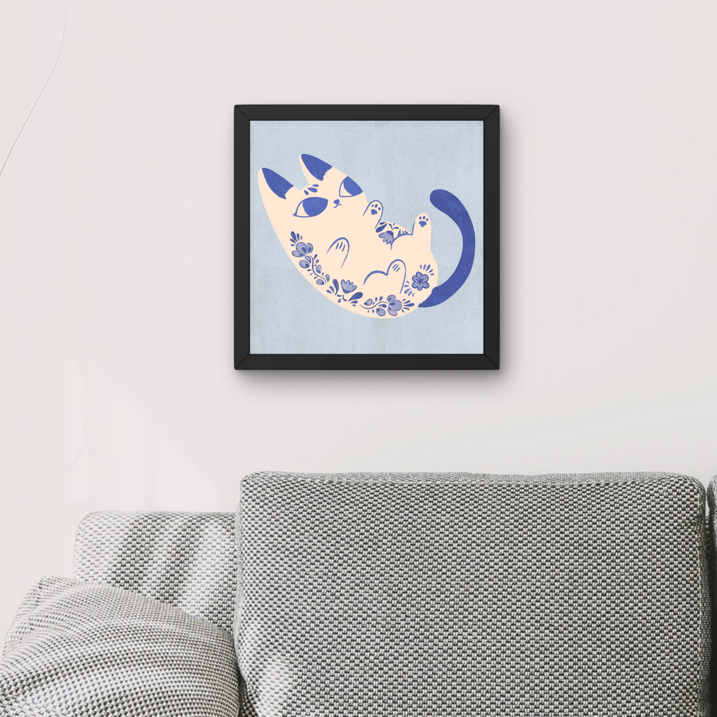 Purrcelin Cat 4 by Carrie Cantwell