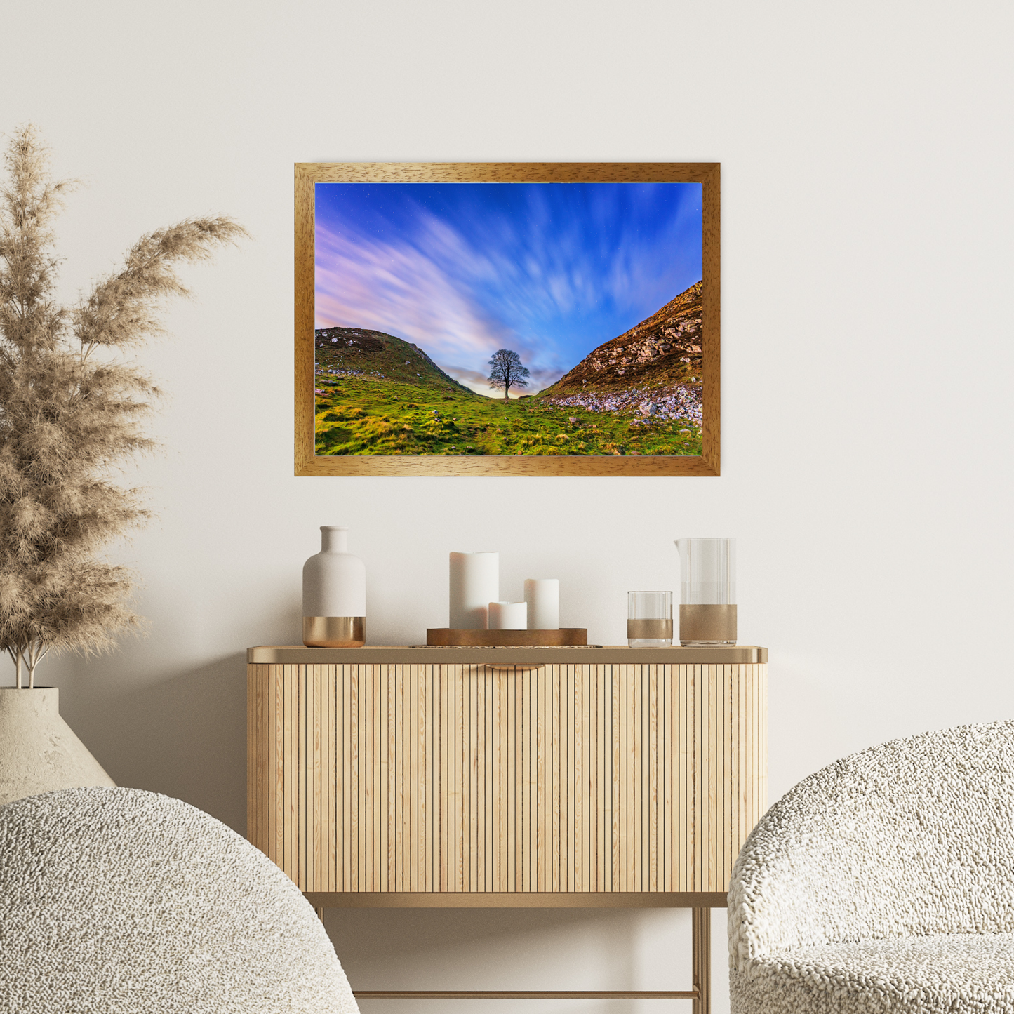 Sycamore Gap at Dusk by Steven Robinson