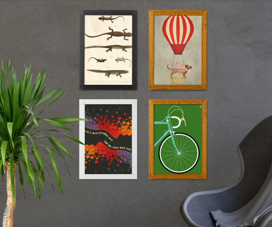 Office - Build Your Own Gallery Wall Bundle (Set of 4 Type 4)
