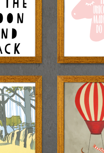 Nursery - Build Your Own Gallery Wall Bundle (Set of 4 Type 4)