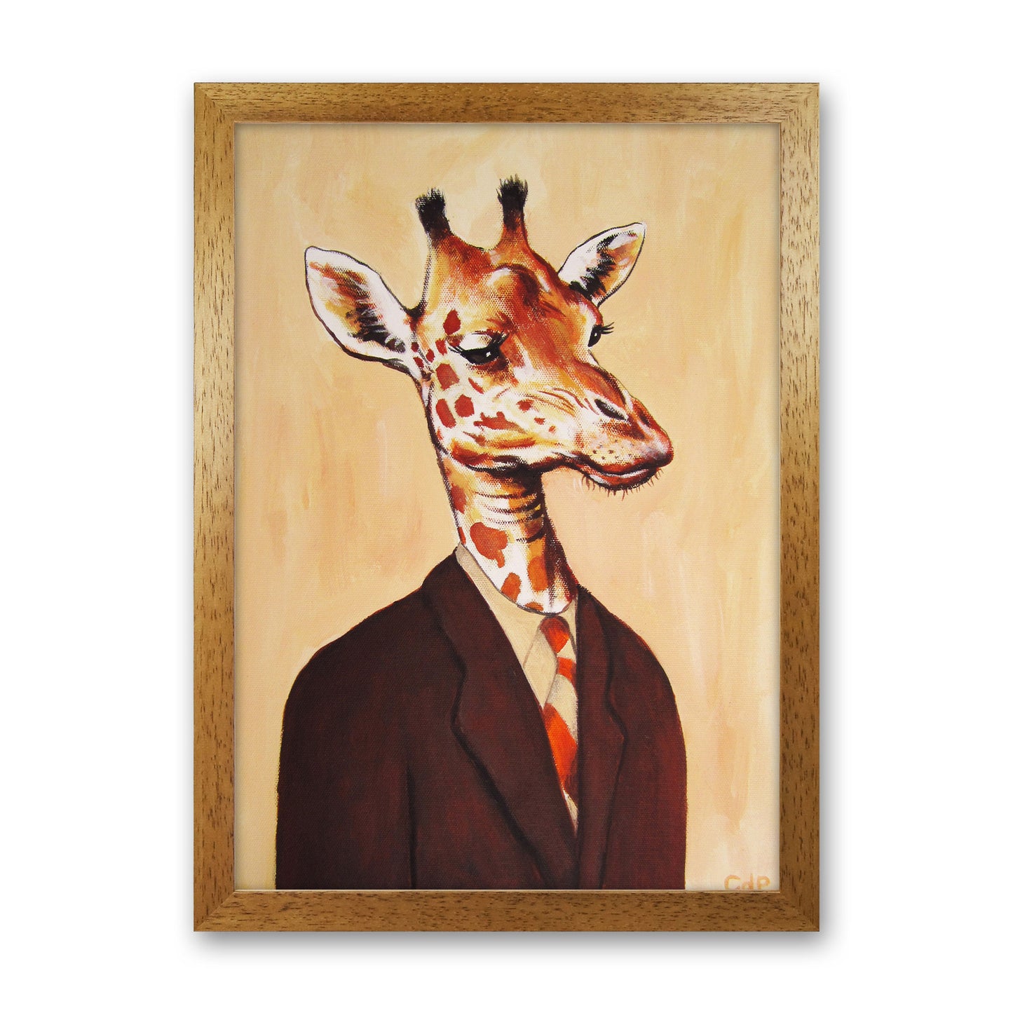 Giraffe 01 Art Print by Coco Deparis
