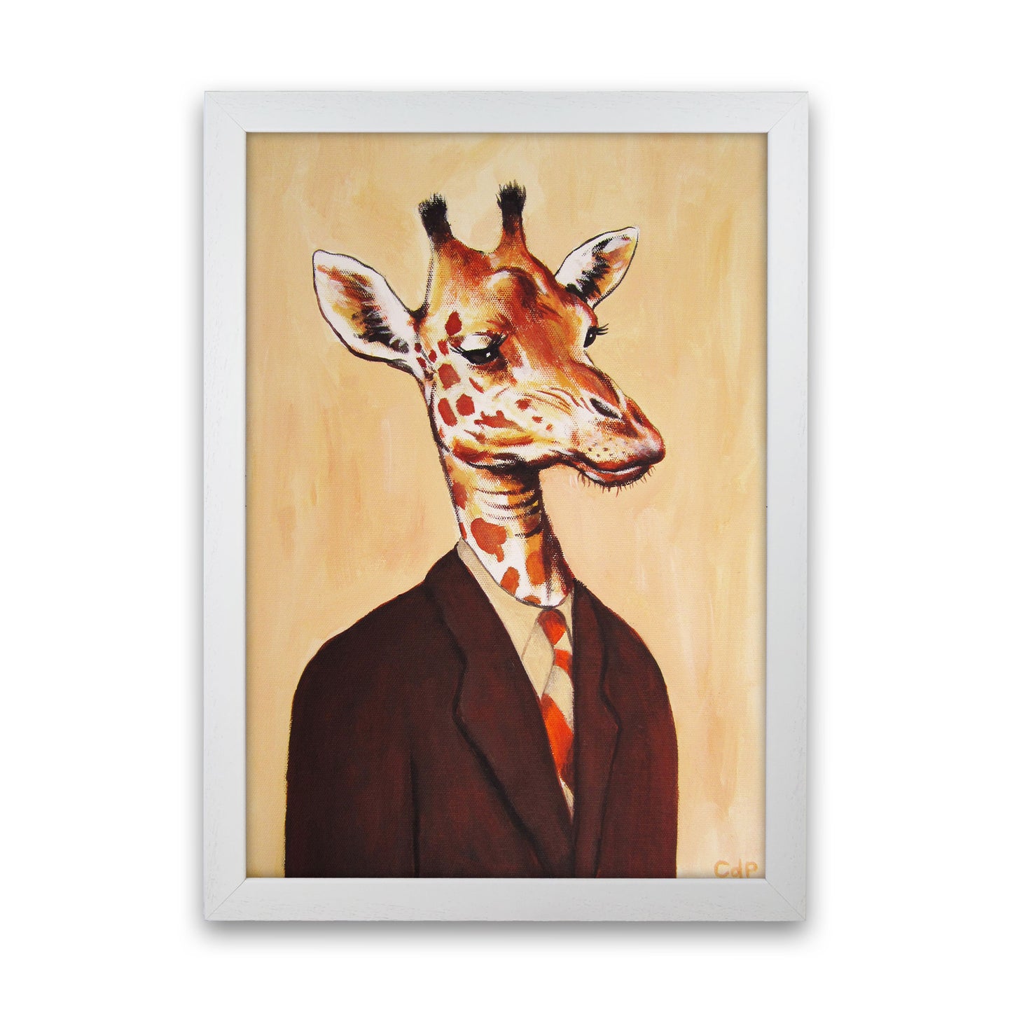 Giraffe 01 Art Print by Coco Deparis