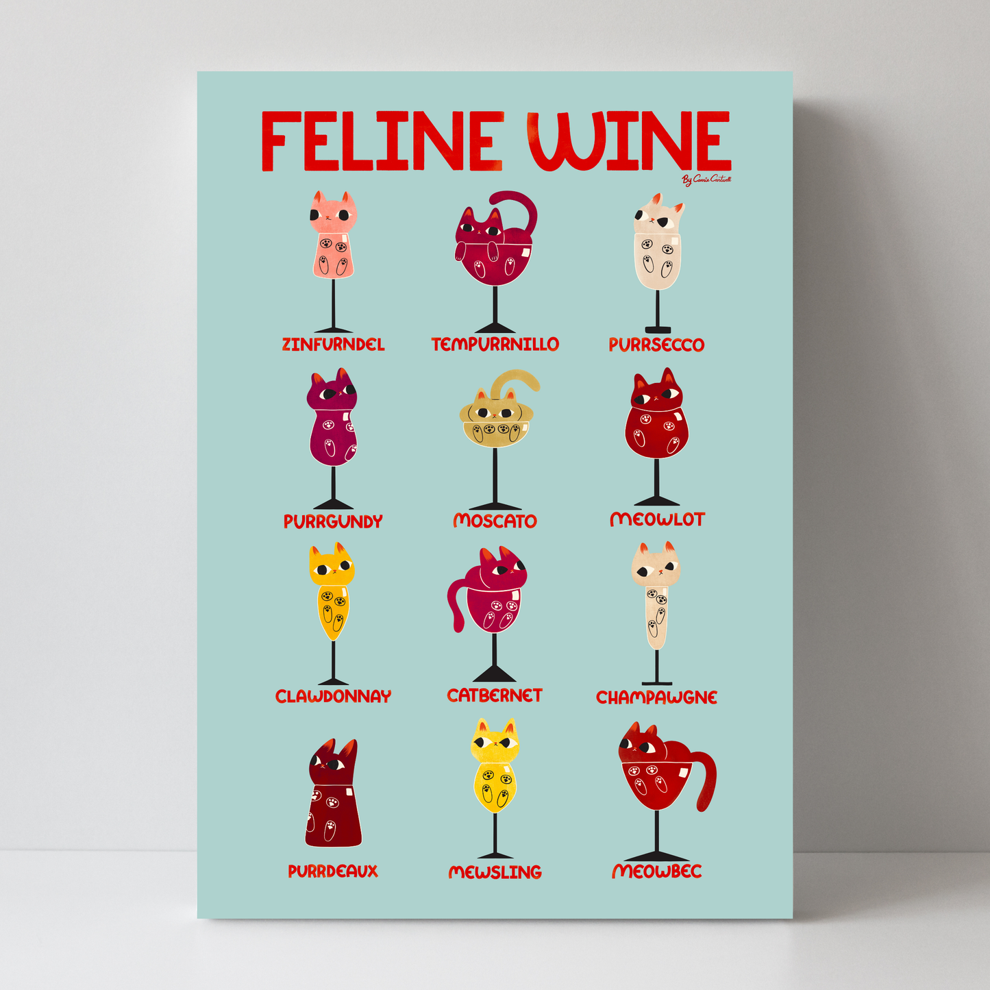 Feline Wine by Carrie Cantwell
