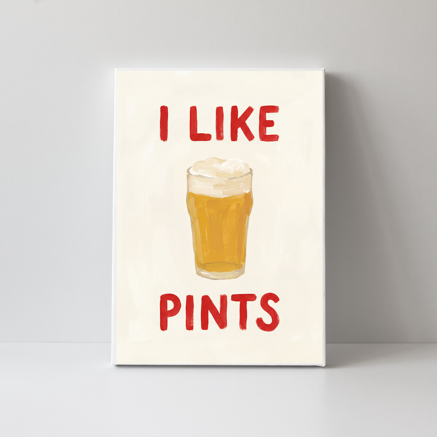 I Like Pints by Athena Art