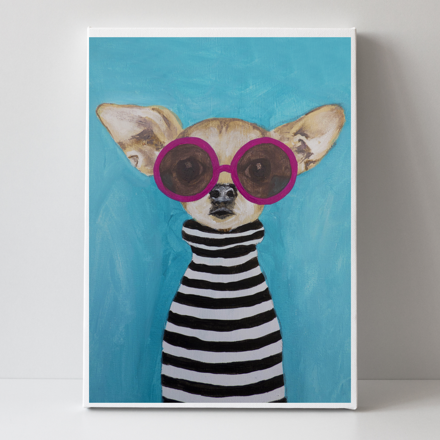 Stripy Chihuahua by Coco Deparis