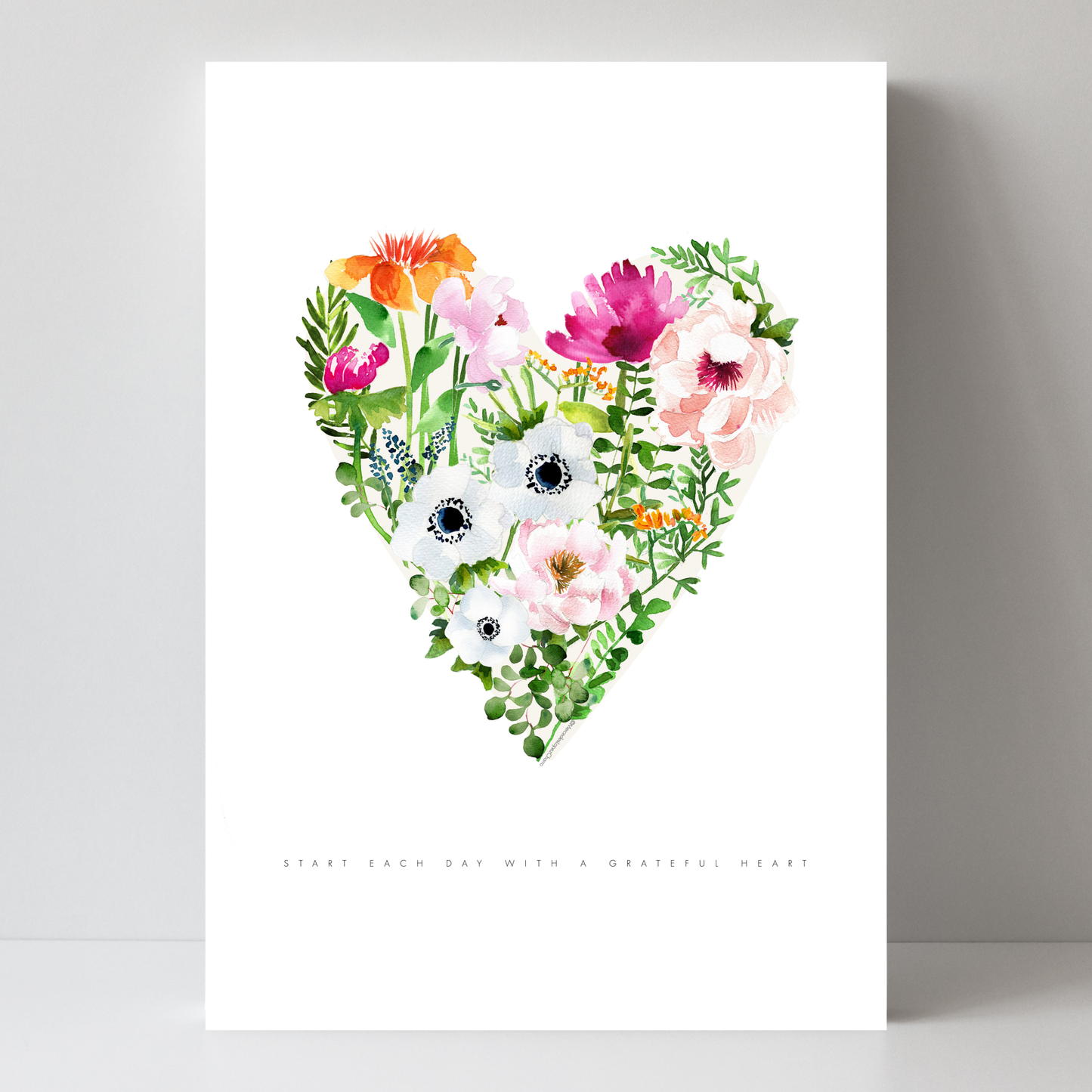 Heart Anemones by Mercedes Lopez
