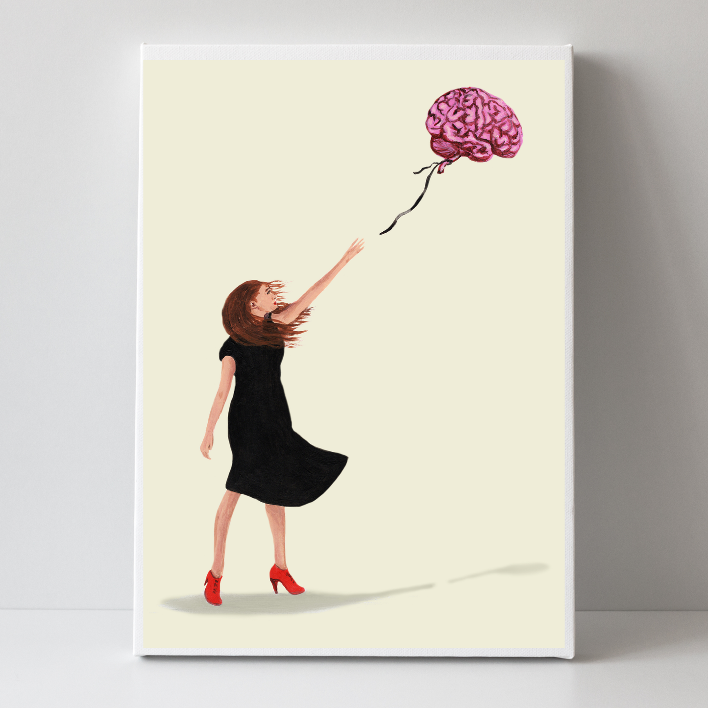 Banksy Inspired Brain Balloon by Coco Deparis