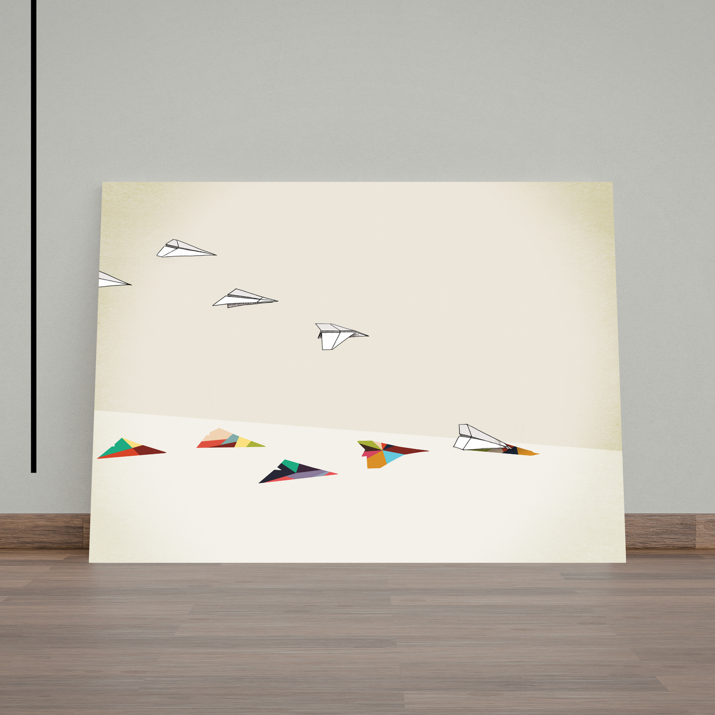 Walking Shadow Paper Planes by Jason Ratliff