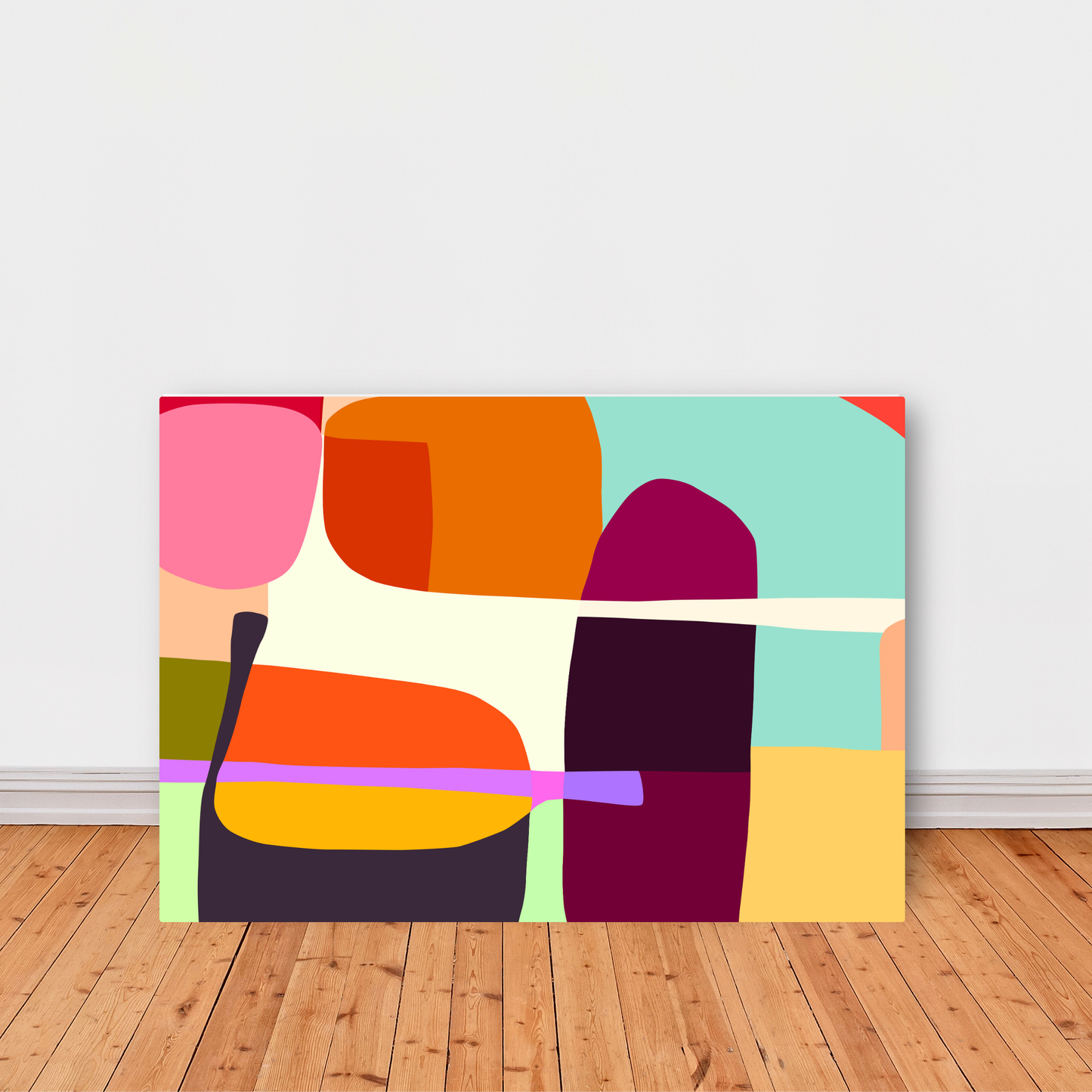Bold Modern Shapes Print by Print Punk Studio