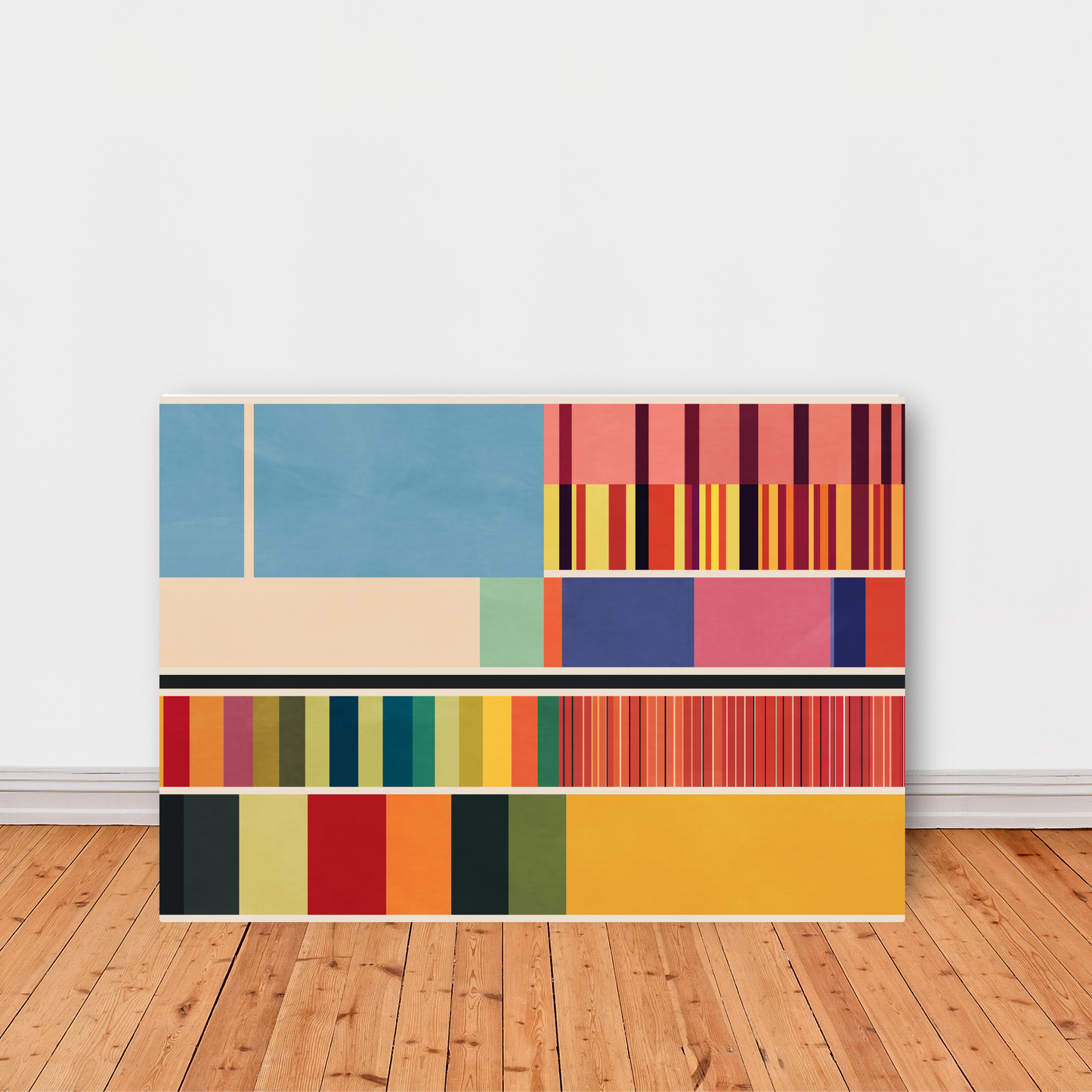 Modern Colour Block Seperation Print by Print Punk Studio