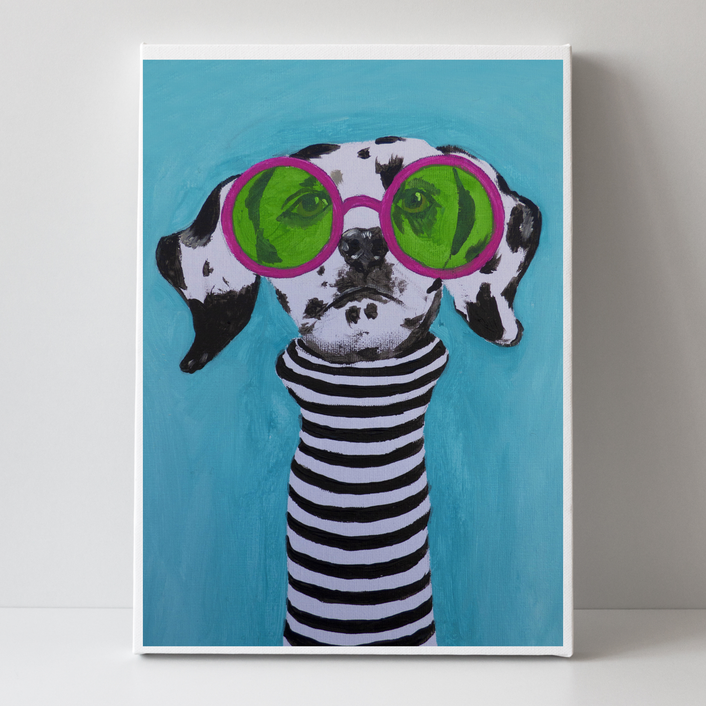 Stripy Dalmatian by Coco Deparis