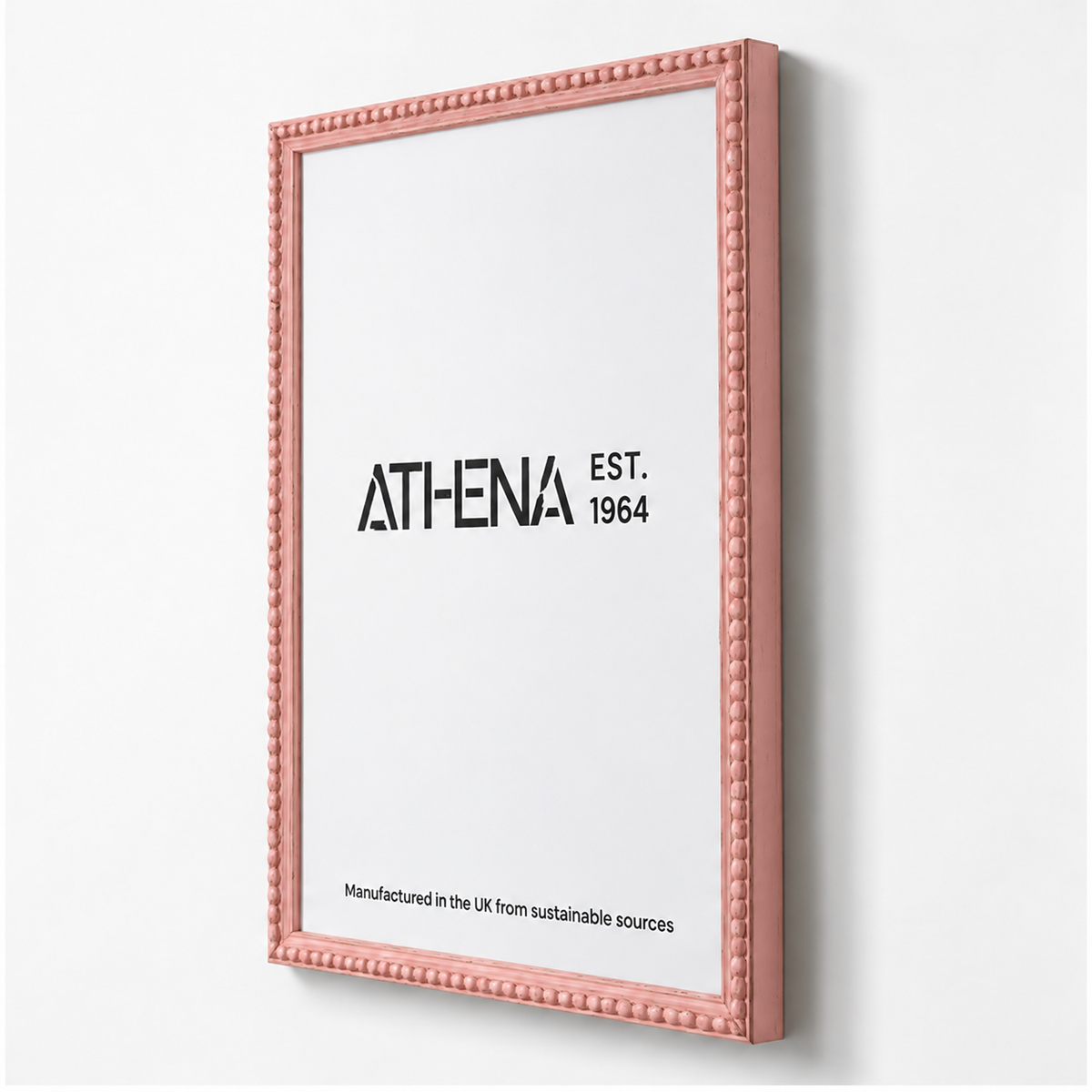 Vintage Pink Beaded Frame