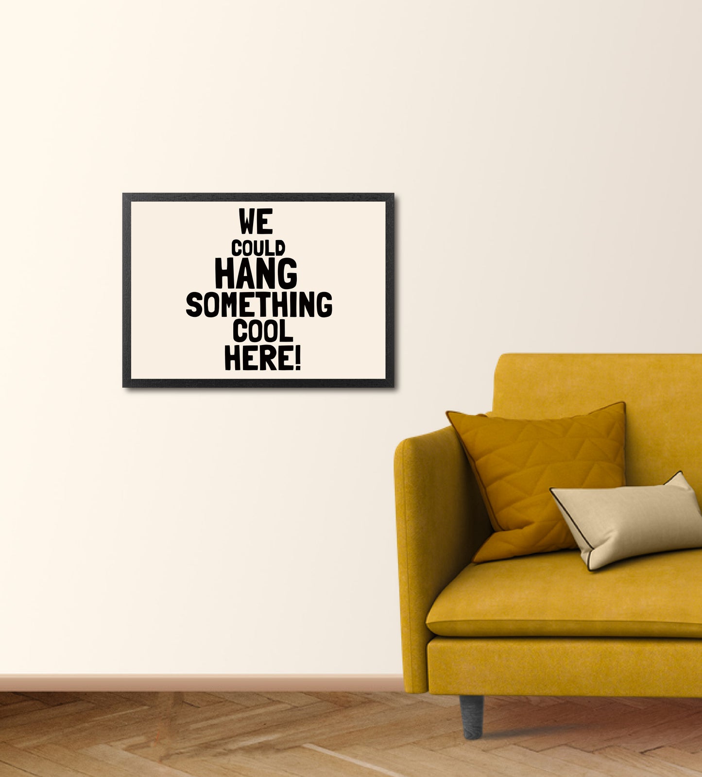 Design Your Own Print - Your Text Landscape
