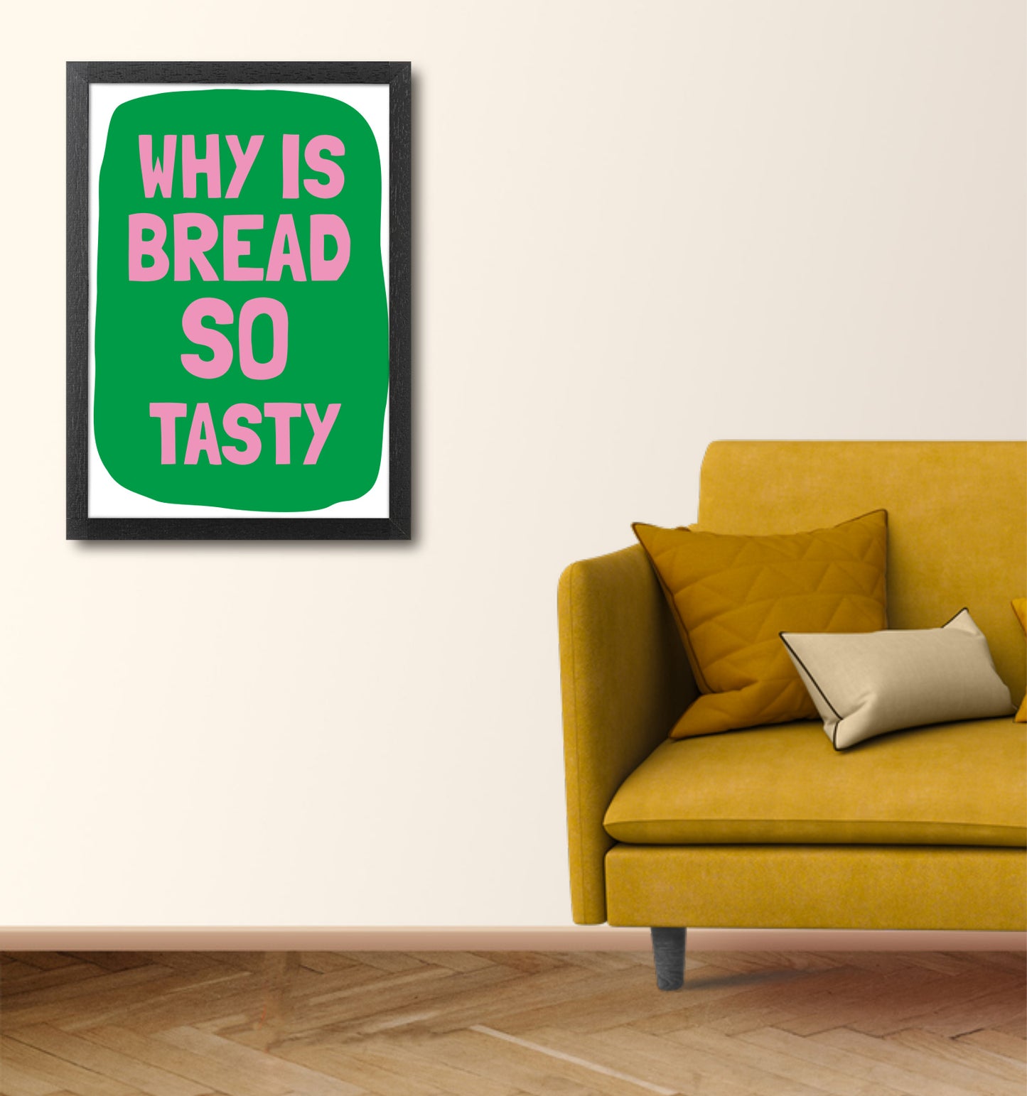 Design Your Own Print - text and background