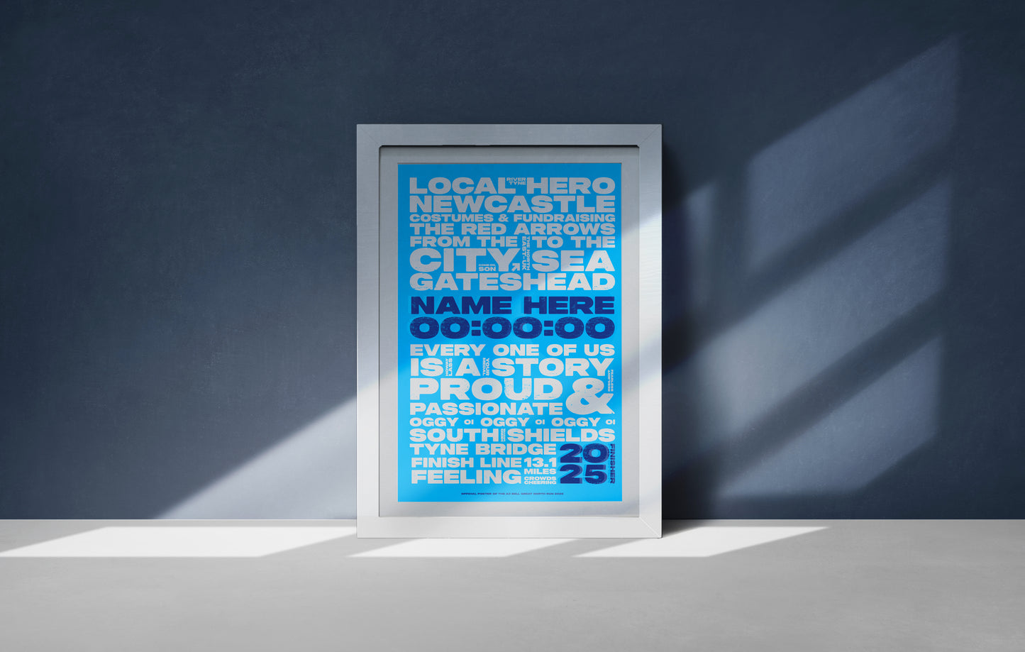 AJ Bell Great North Run Limited Edition Print 2025