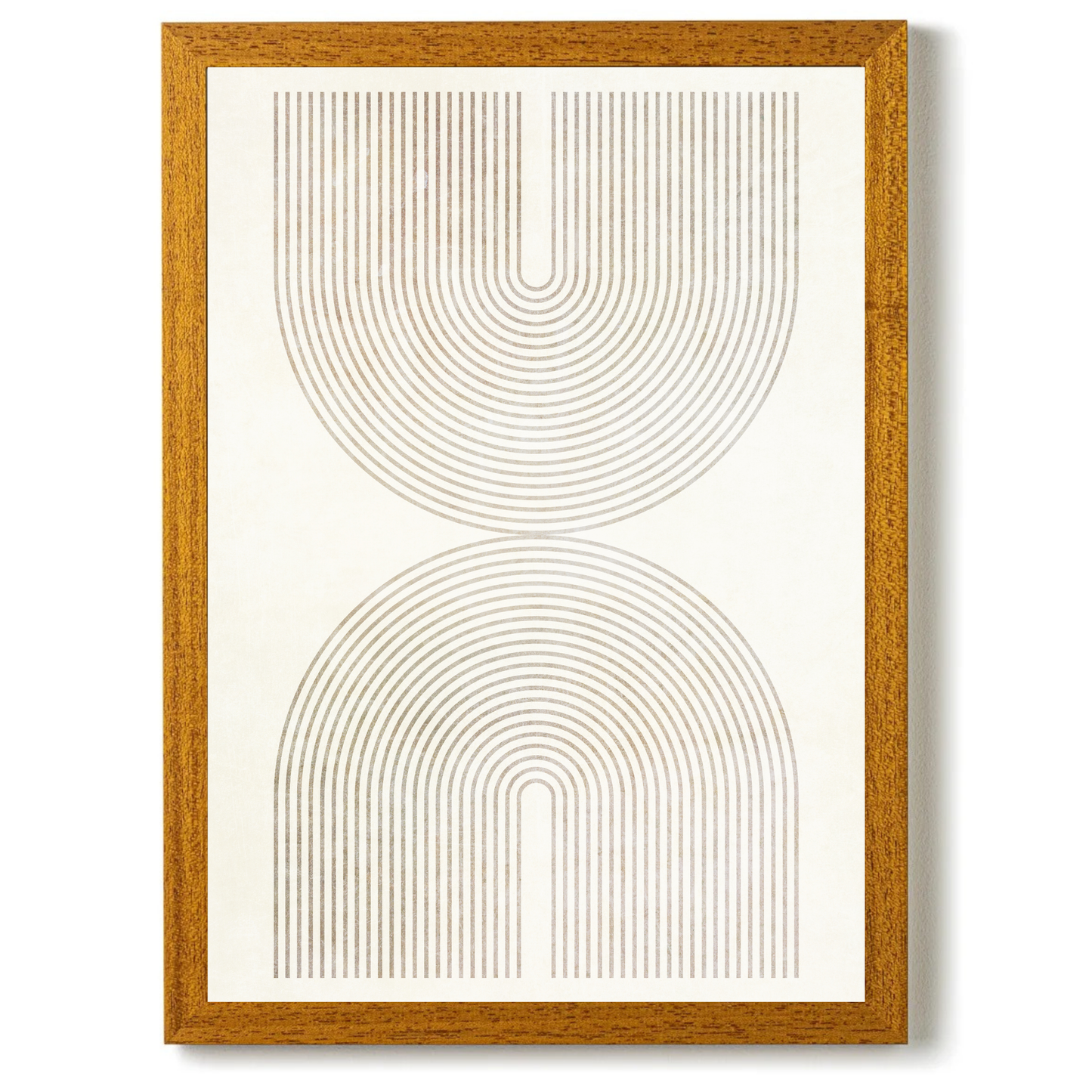 Set of 2 Neutral Mid Century Prints B by Print Punk Studio