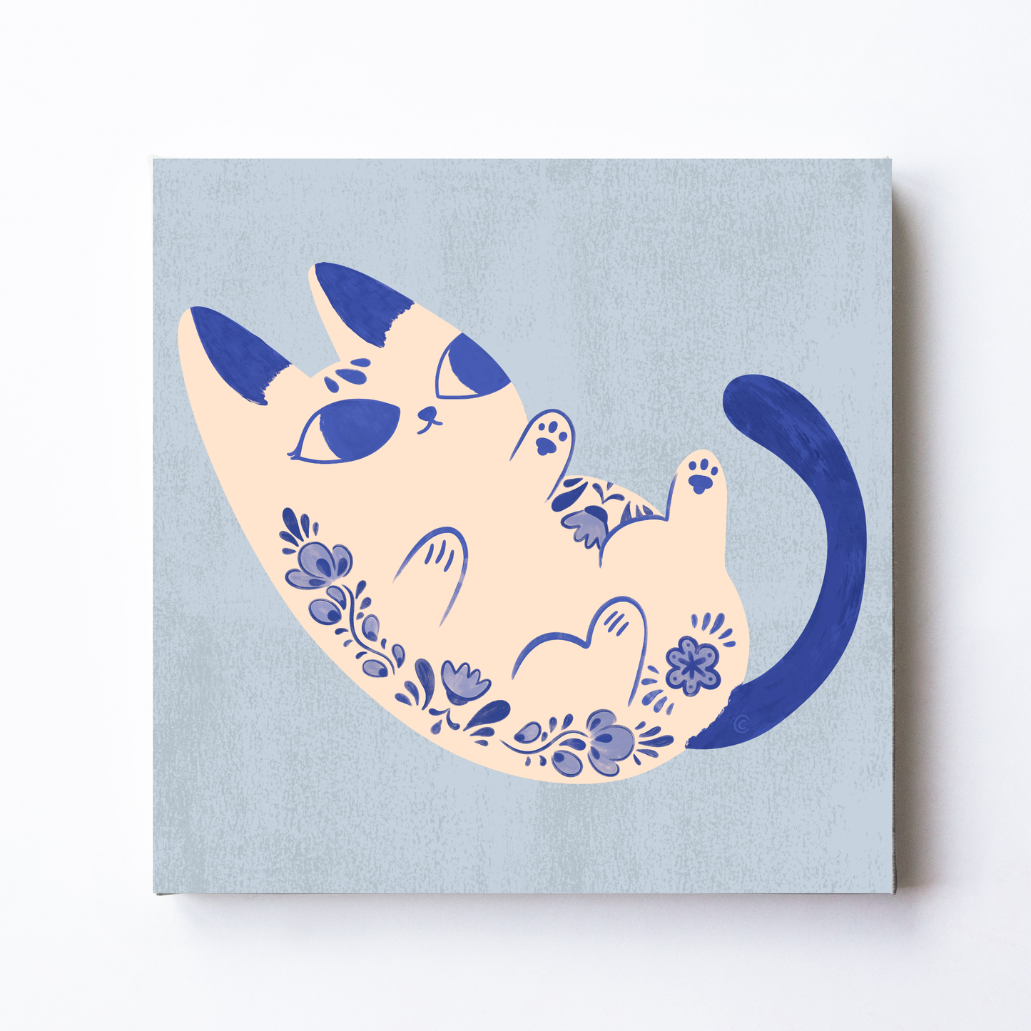 Purrcelin Cat 3 by Carrie Cantwell
