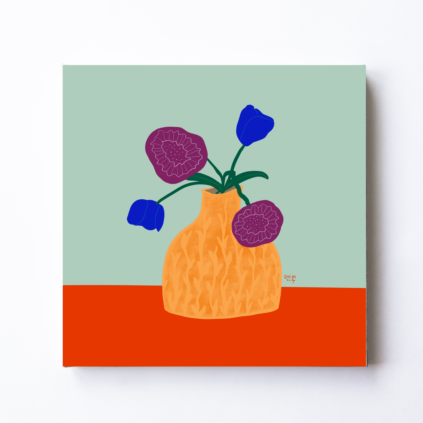 Potted Florals by Alix Campbell Art