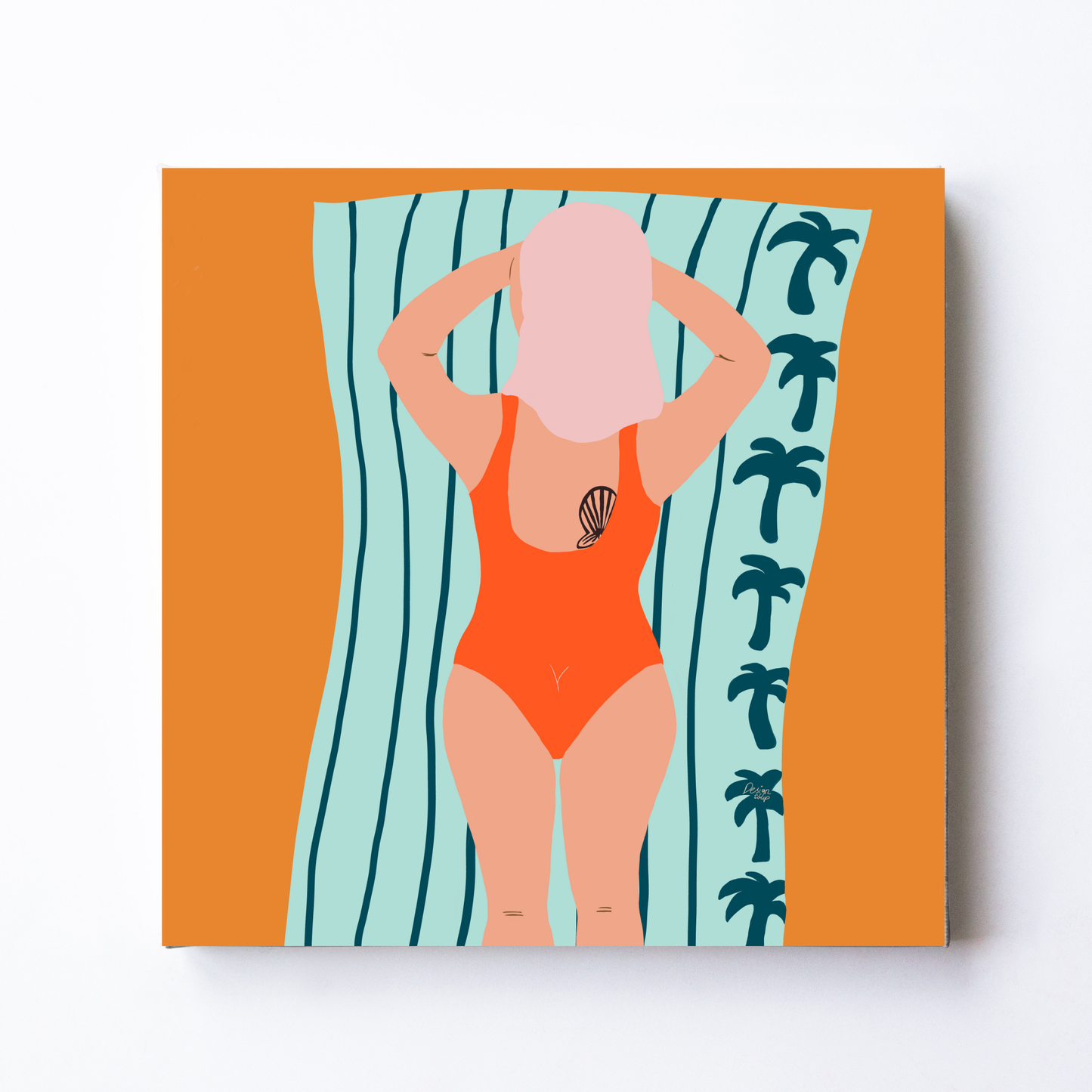 The Red Swimsuit by Alix Campbell Art