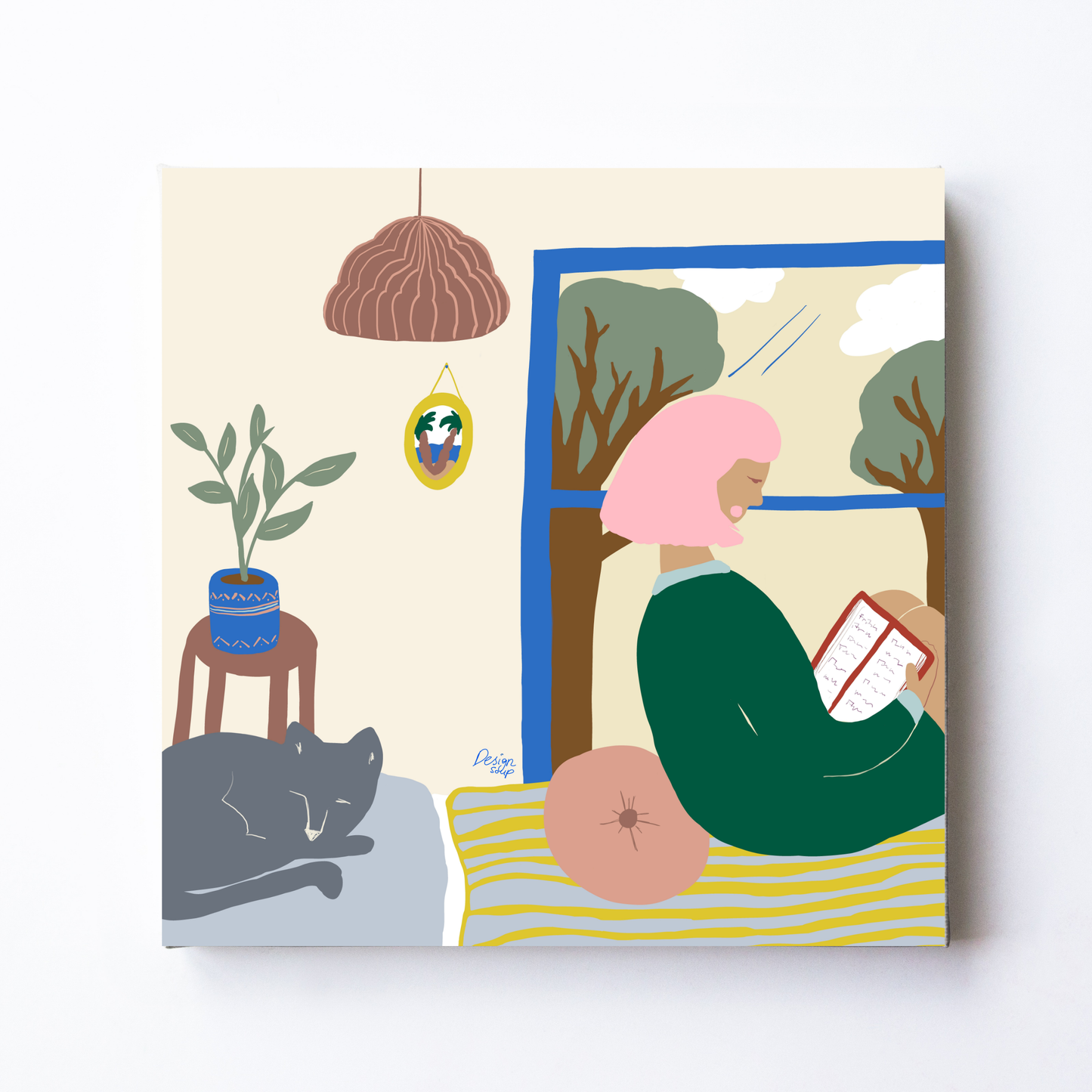 Favourite Pasttime by Alix Campbell Art