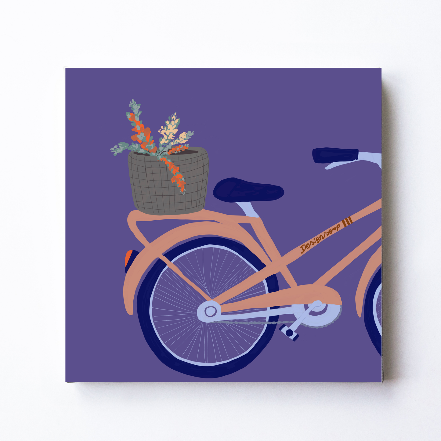 Flower Bike by Alix Campbell Art