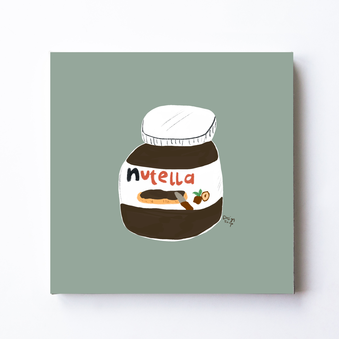 Nutella Jar by Alix Campbell Art