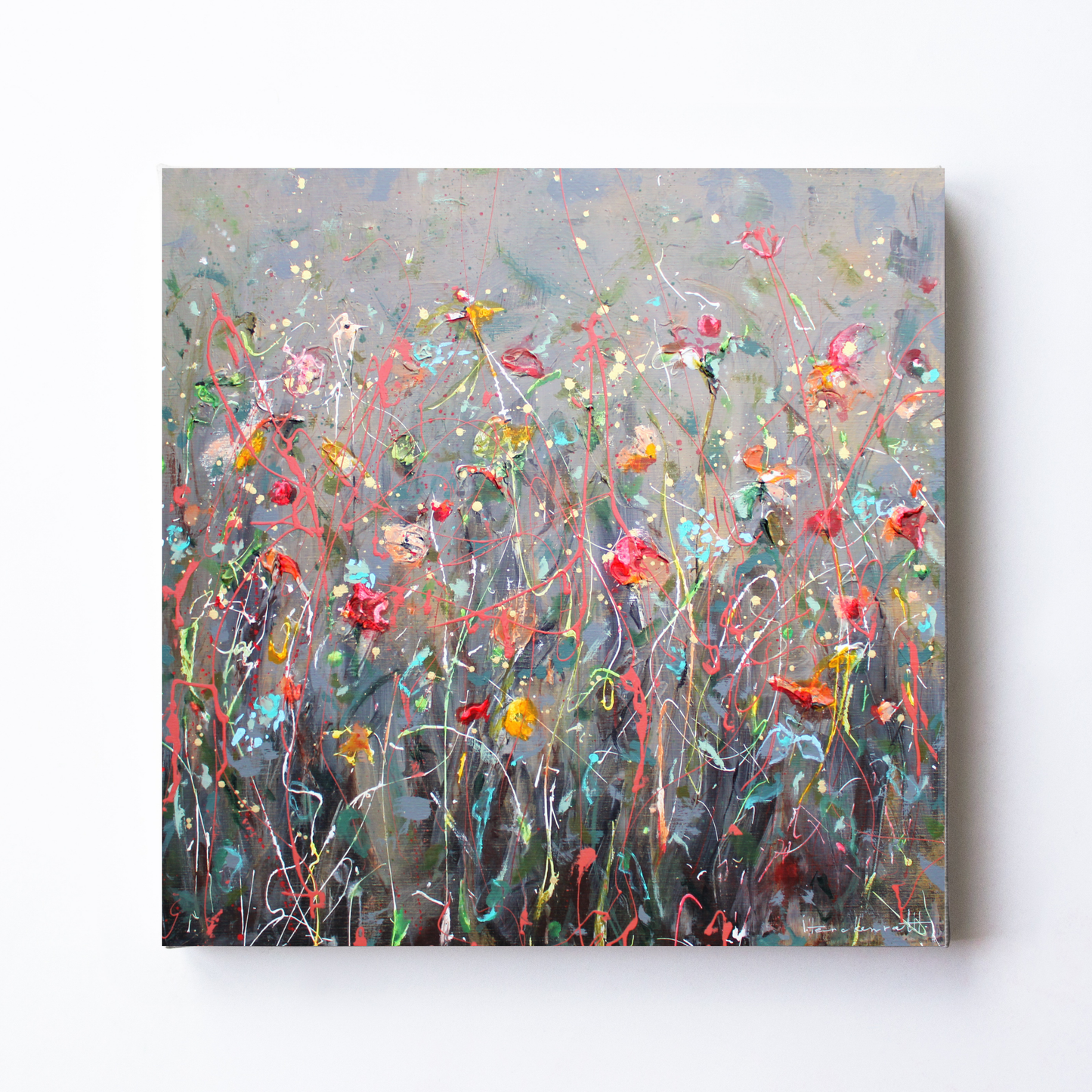 Wild Flowers Rouge by STUDIO PAINT-ING