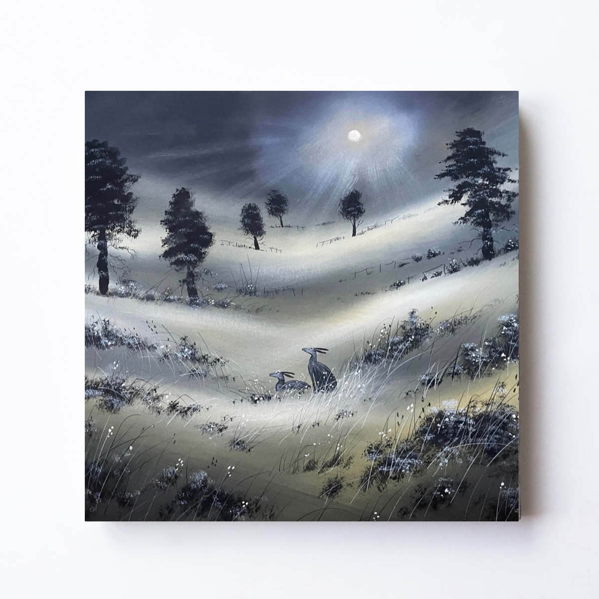 Hares In The Night by Stephen Allen