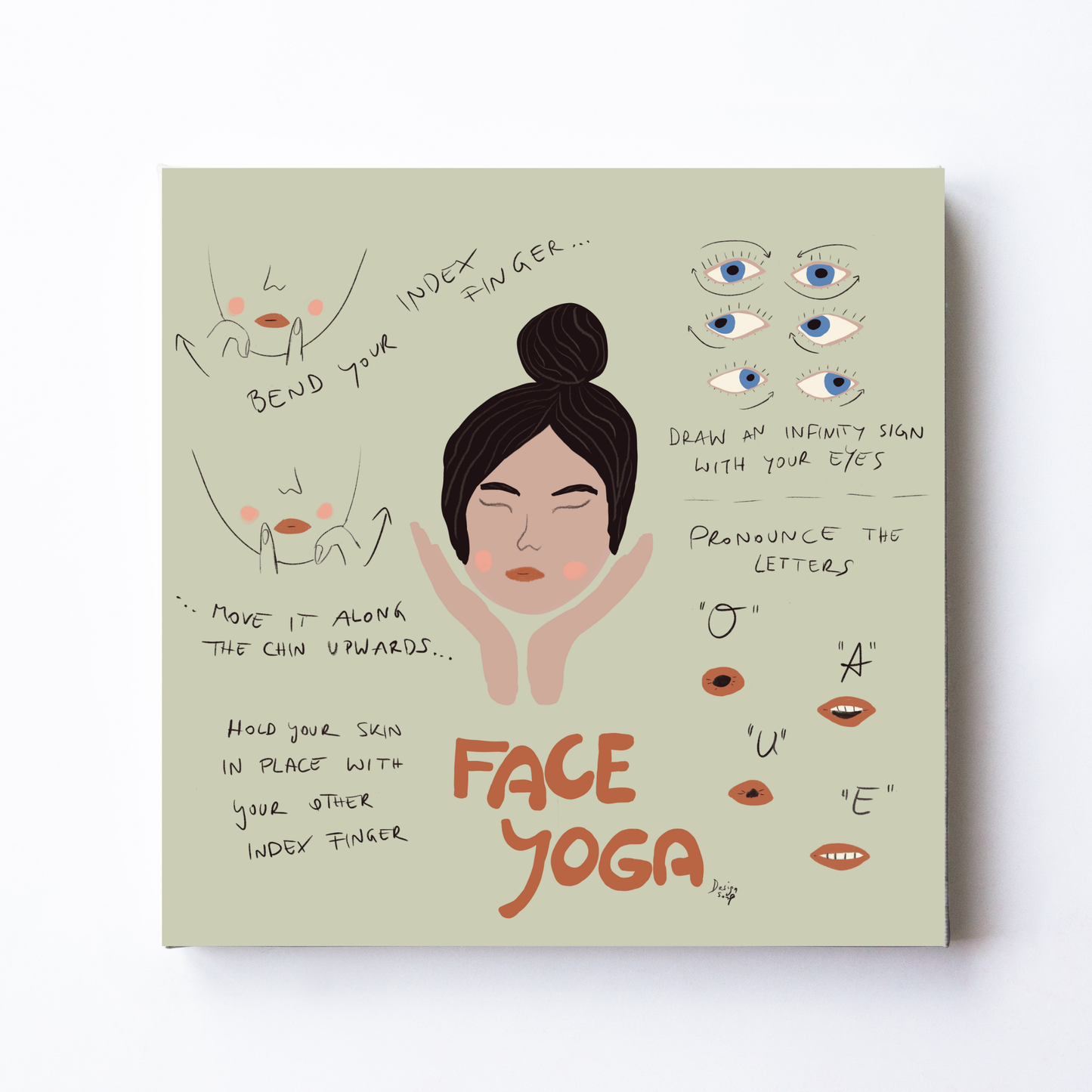 Face Yoga by Alix Campbell Art
