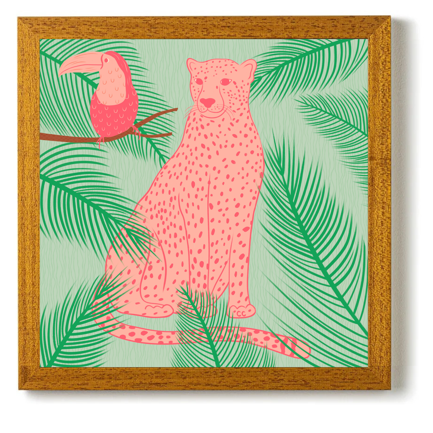 Pink Cheetah by Carrie Cantwell