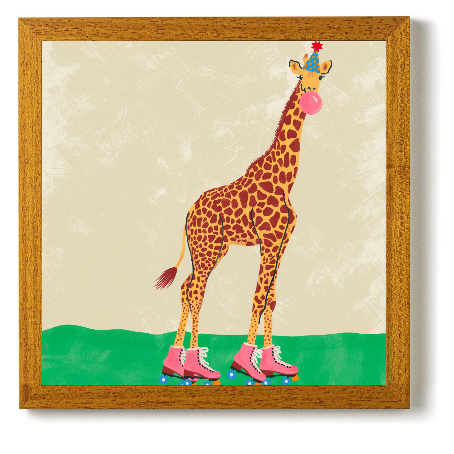 Party Animal Giraffe by Carrie Cantwell