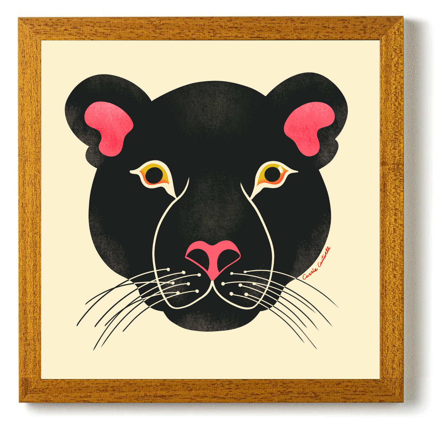 Jungle Cats Jaguar by Carrie Cantwell