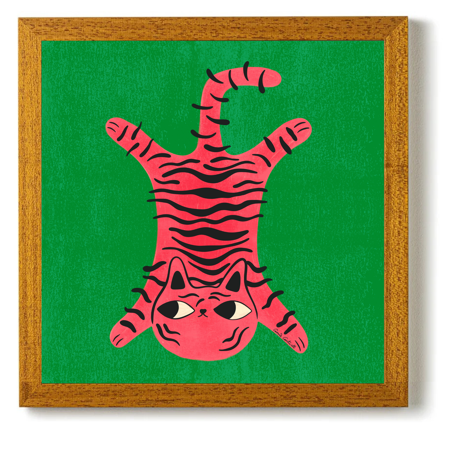 Cat Rug by Carrie Cantwell