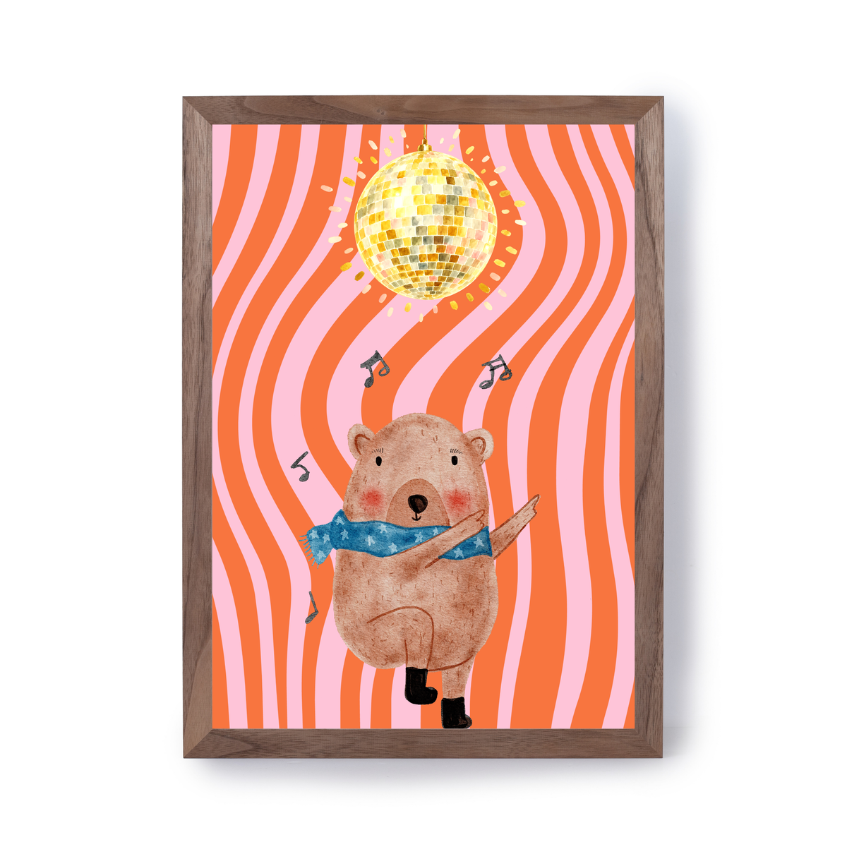 Disco Capybara by Print Studio By Anya