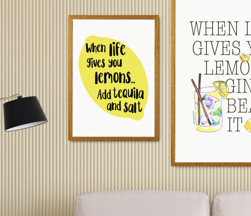 Home Bar - Build Your Own Gallery Wall Bundle (Set of 3 Type 2)