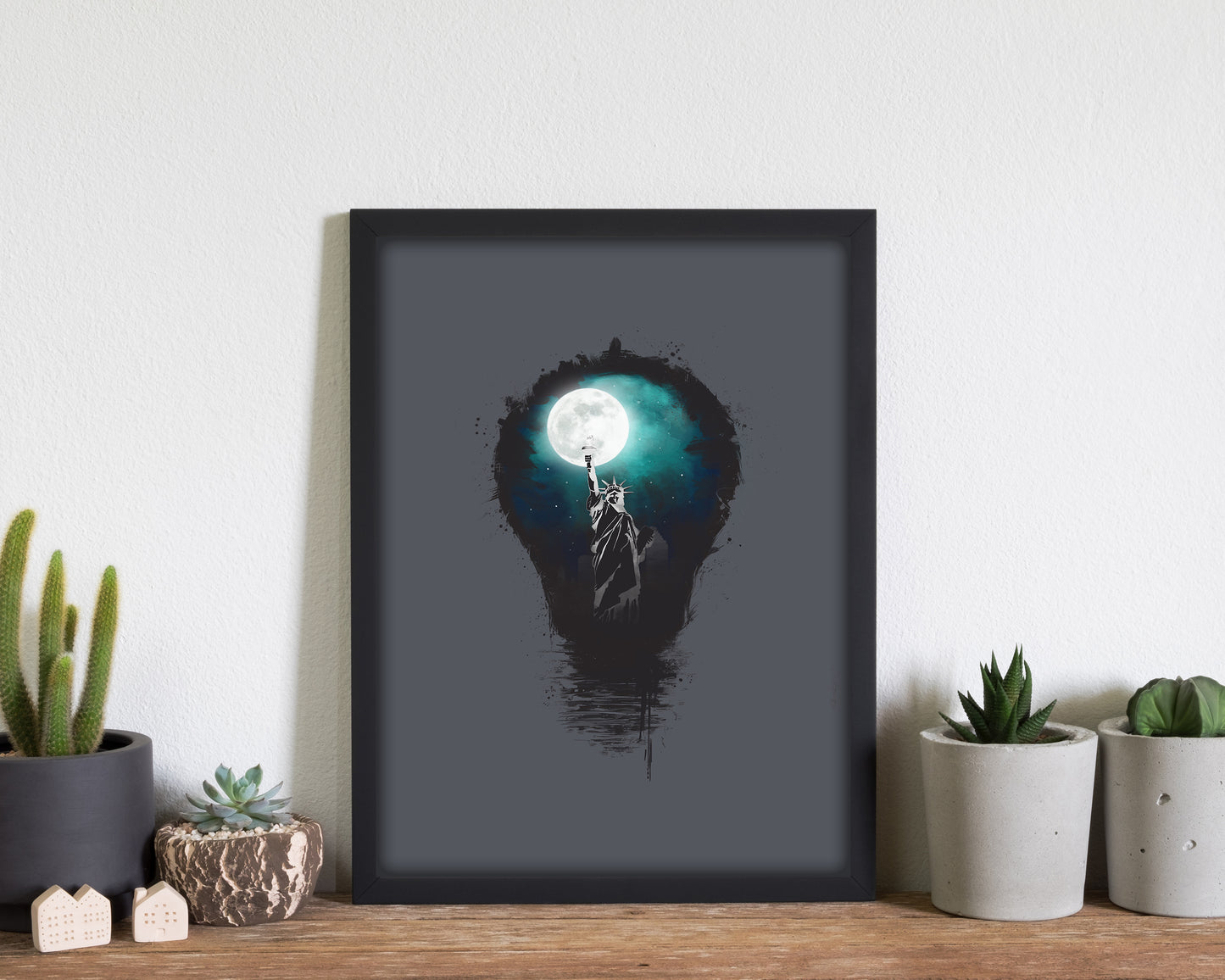 Big City Lights Art Print by Balaz Solti