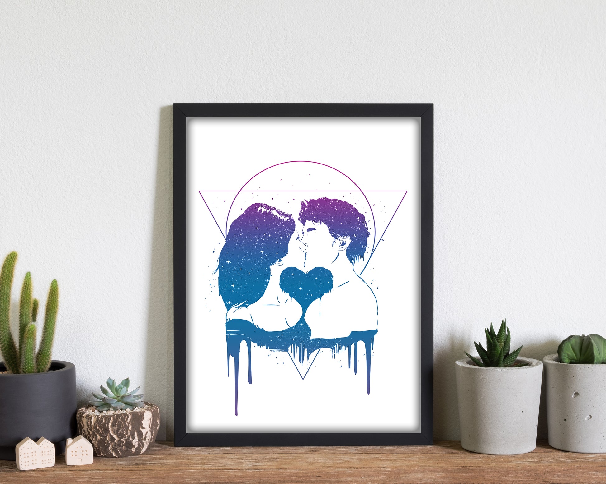 Cosmic Love Art Print by Balaz Solti