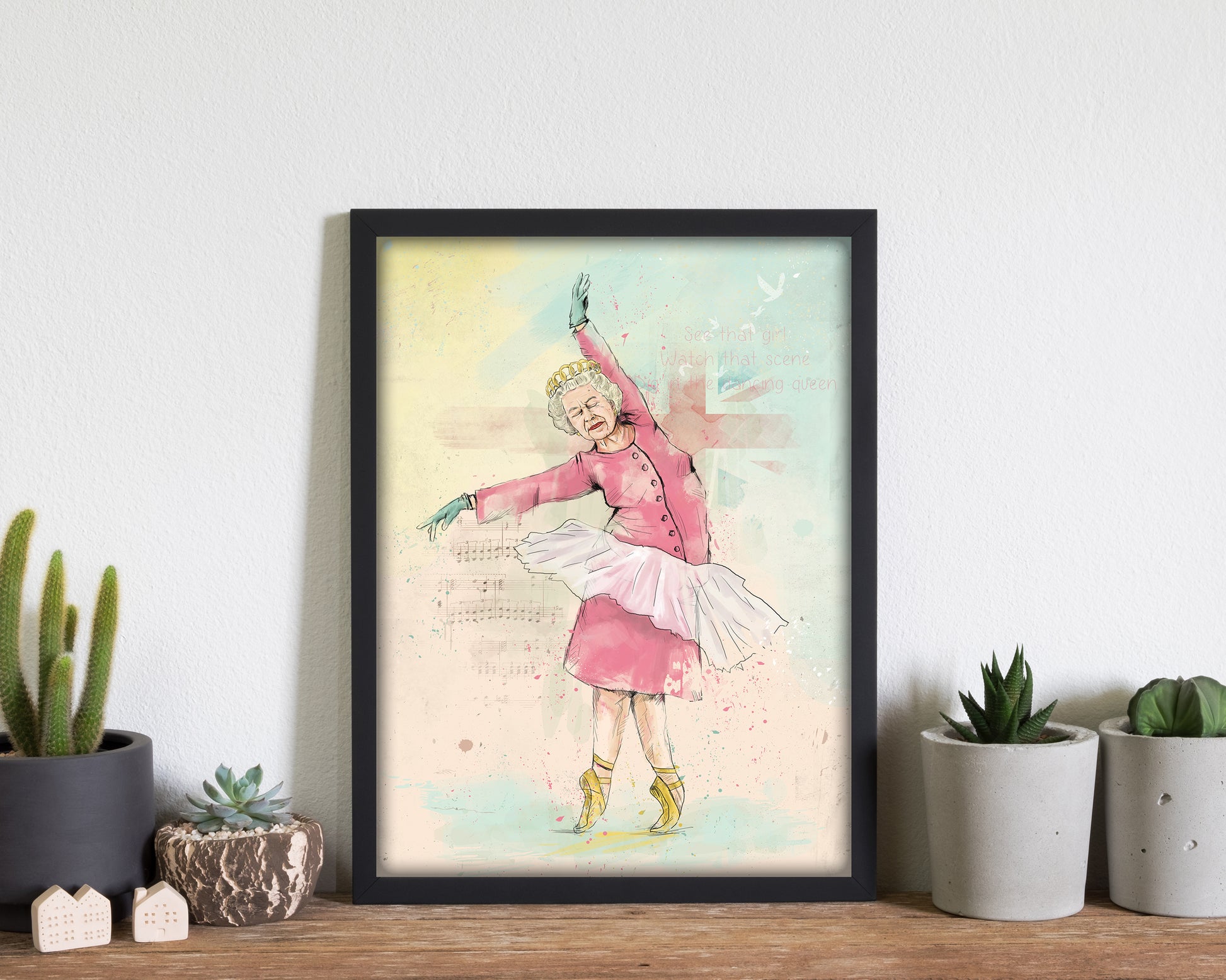 Dancing Queen Art Print by Balaz Solti