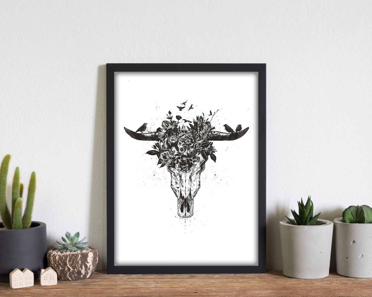Dead Summer B&W Animal Art Print by Balaz Solti