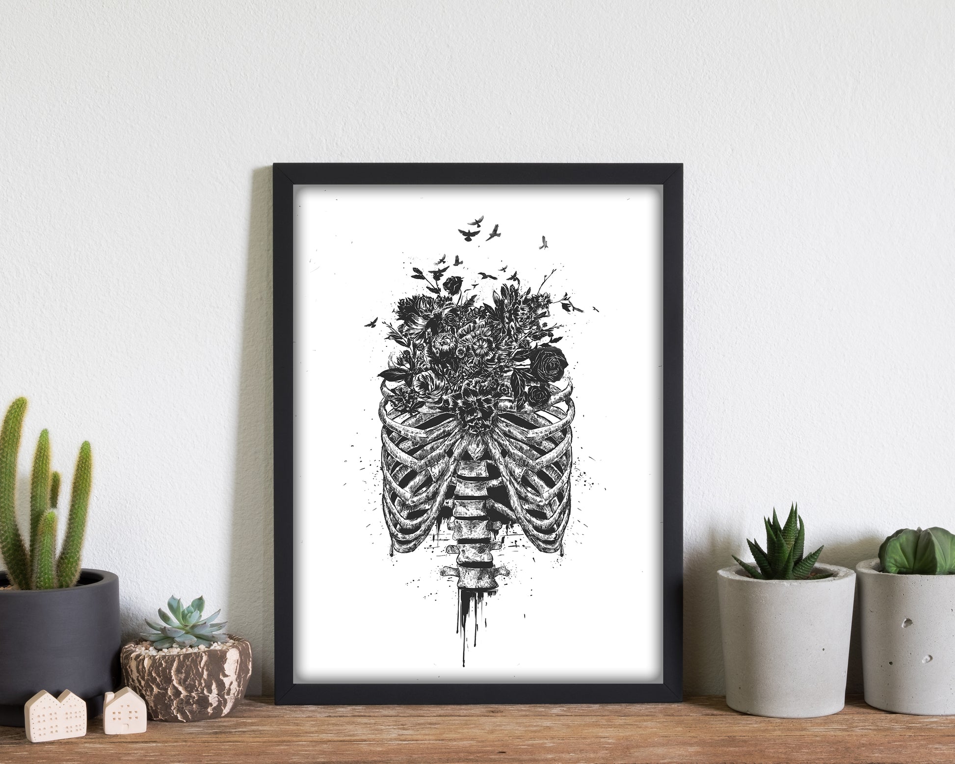 New Life Gothic Art Print by Balaz Solti