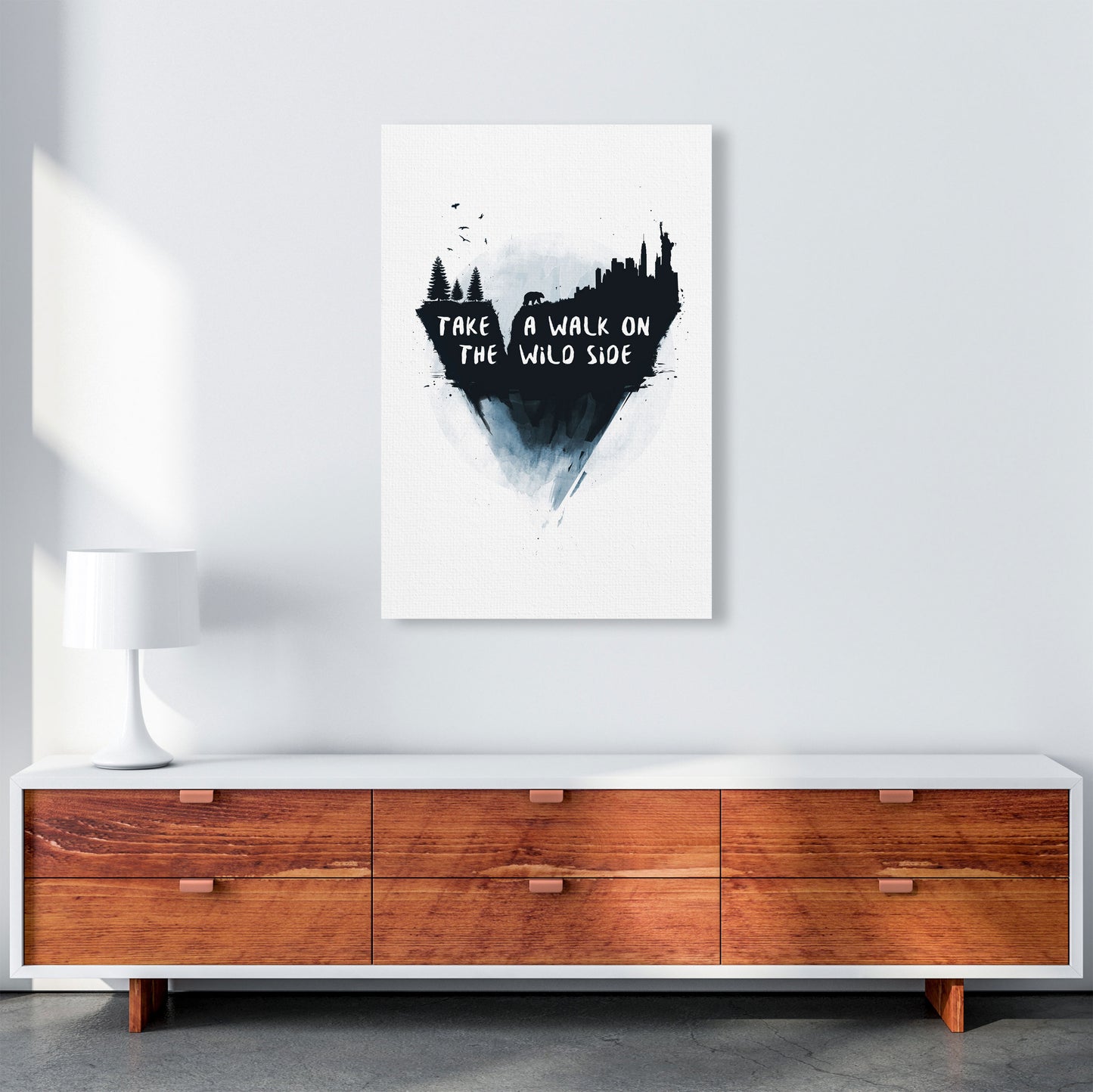 Walk On The Wild Side Art Print by Balaz Solti A1 Canvas