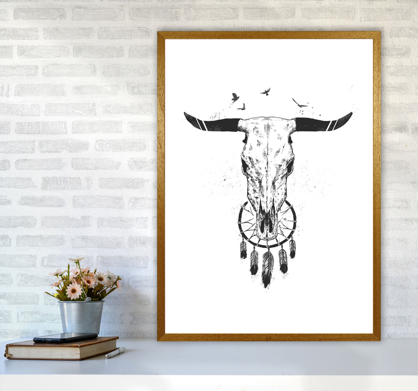 Beautiful Dream B&W Animal Art Print by Balaz Solti A1 Print Only