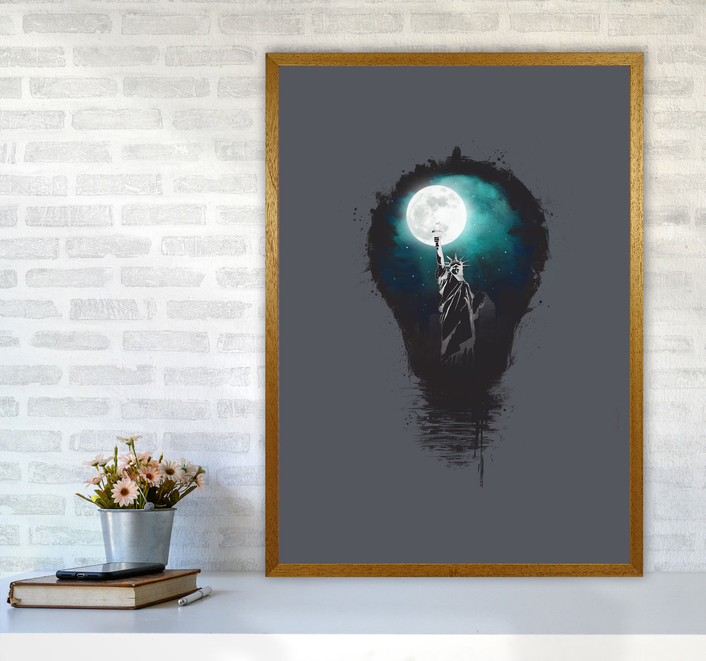 Big City Lights Art Print by Balaz Solti A1 Print Only