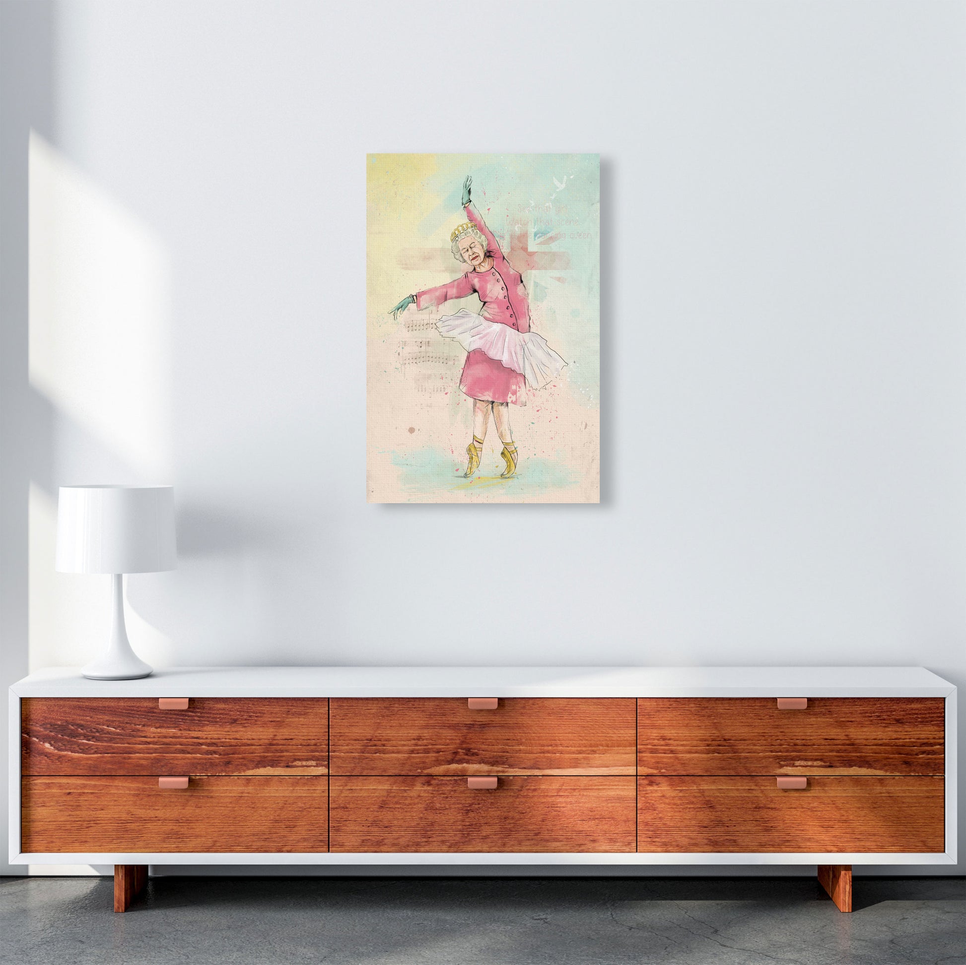 Dancing Queen Art Print by Balaz Solti A2 Canvas