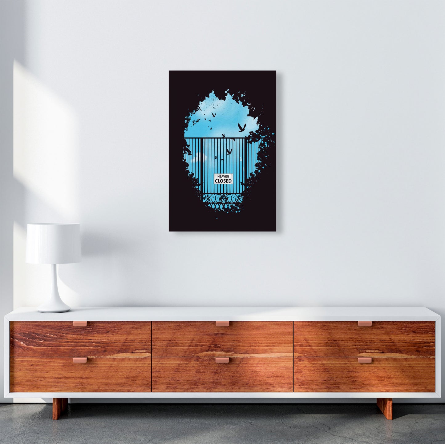 Heavens Door Art Print by Balaz Solti A2 Canvas