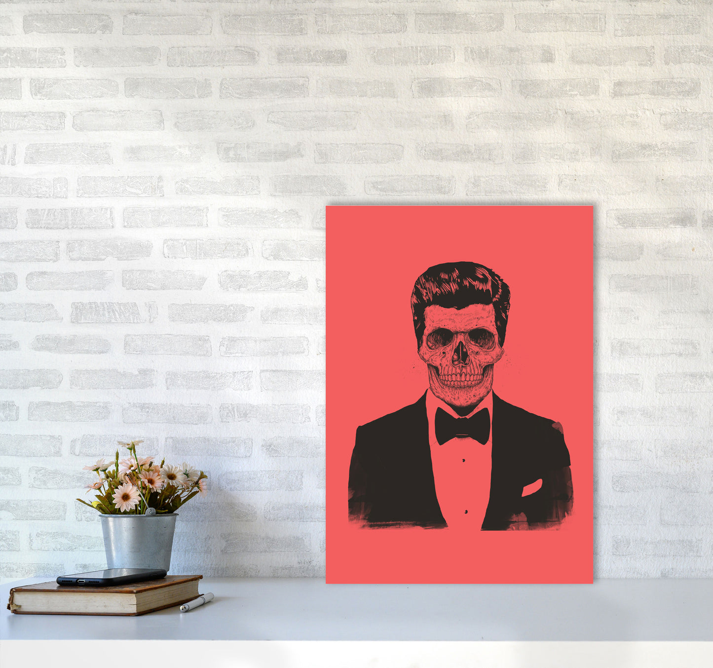 The Party Never Ends Art Print by Balaz Solti A2 Black Frame