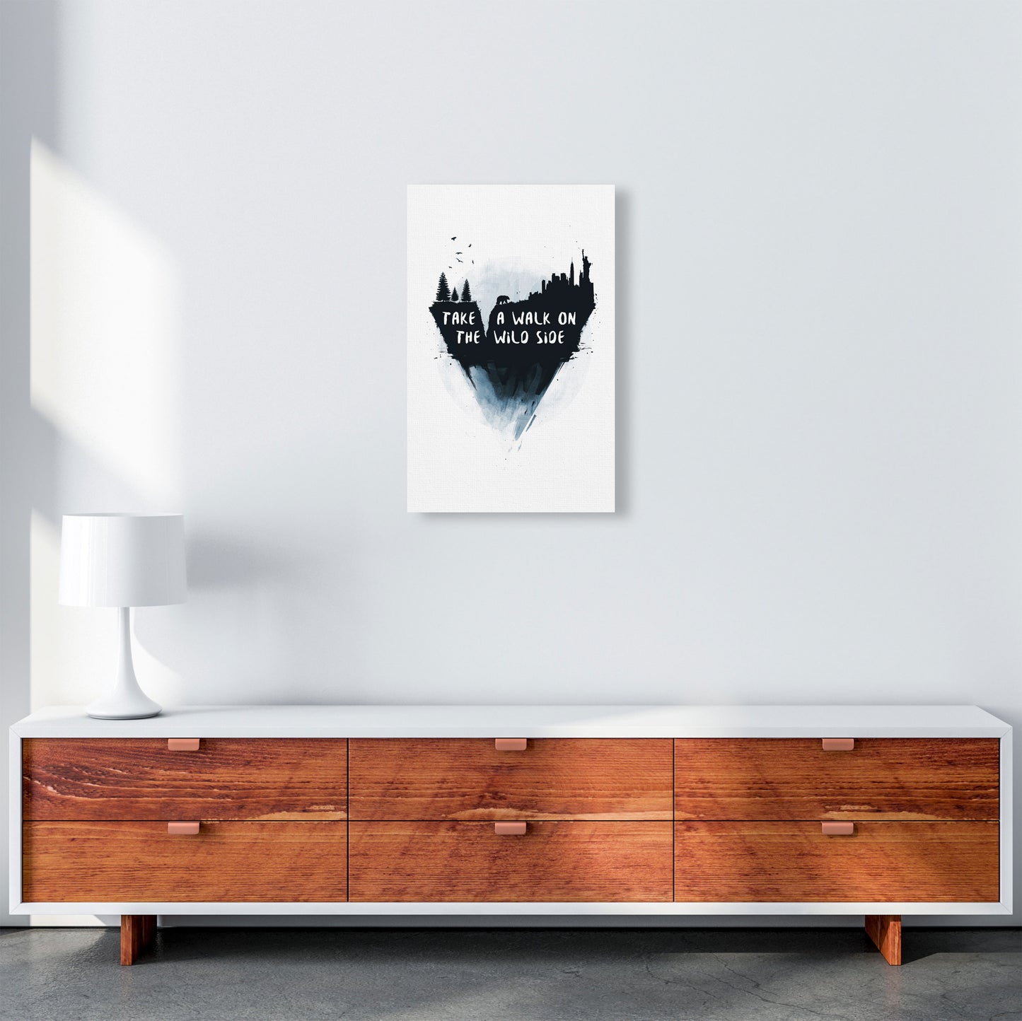 Walk On The Wild Side Art Print by Balaz Solti A3 Canvas