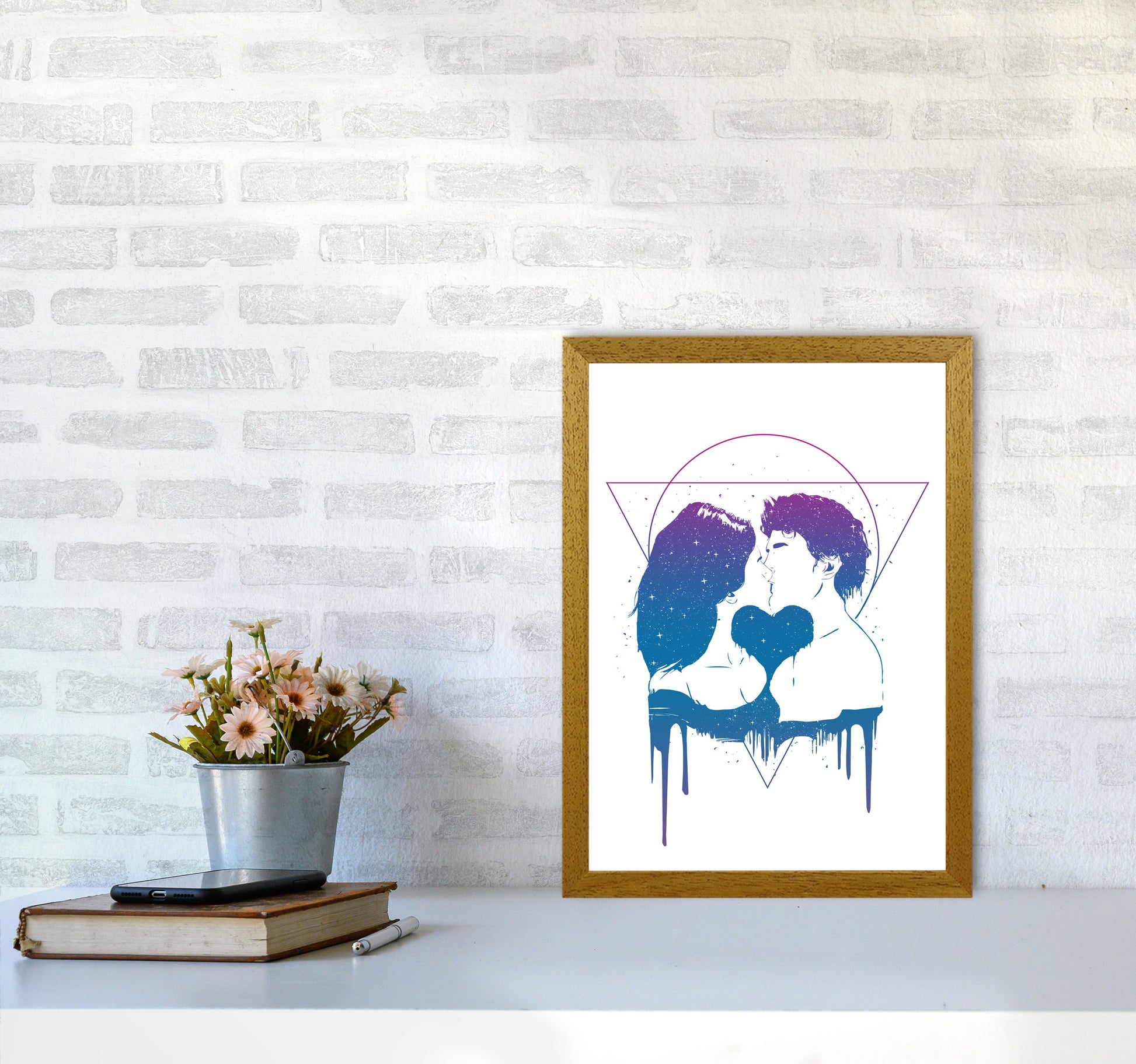 Cosmic Love Art Print by Balaz Solti A3 Print Only