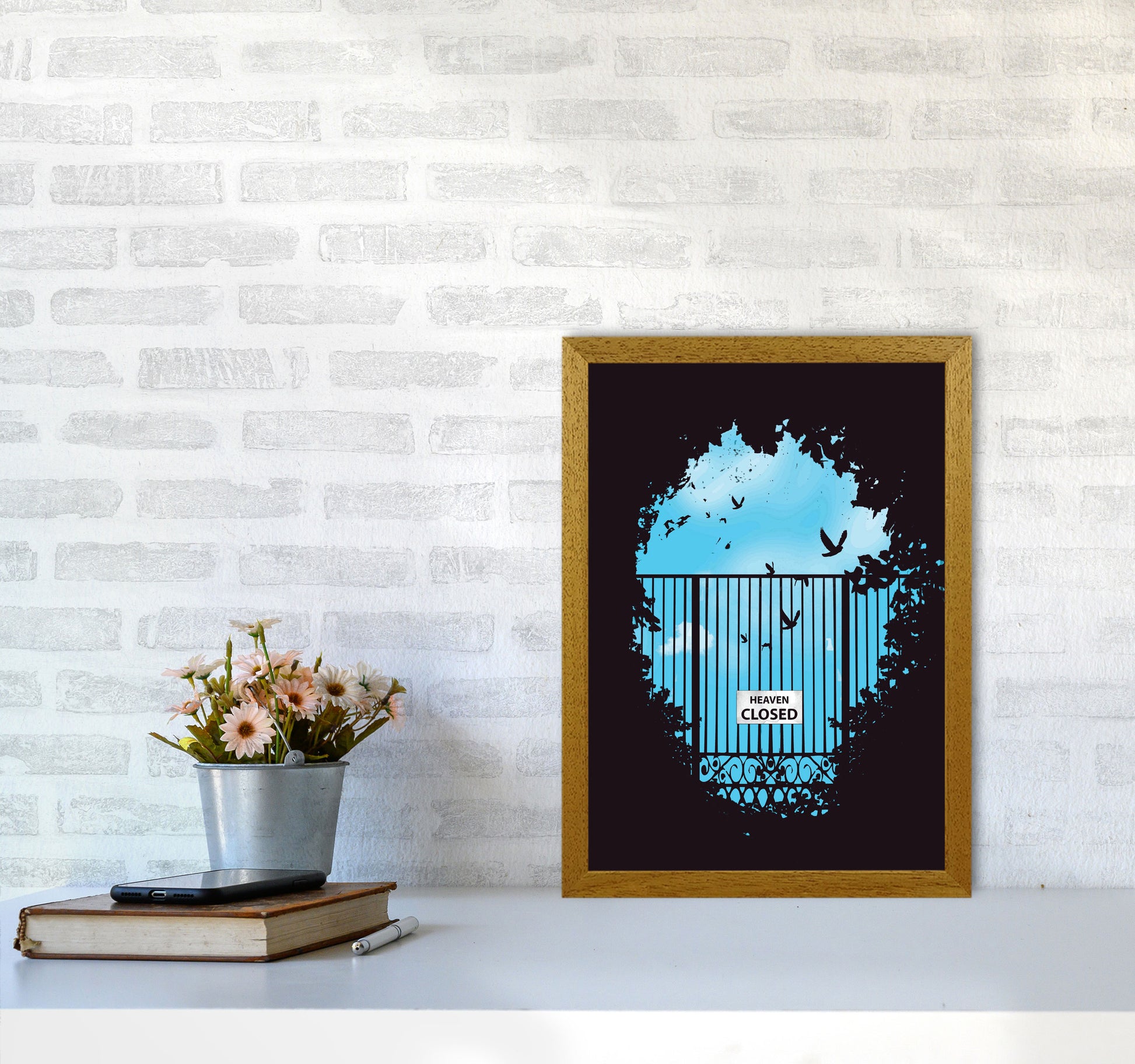 Heavens Door Art Print by Balaz Solti A3 Print Only