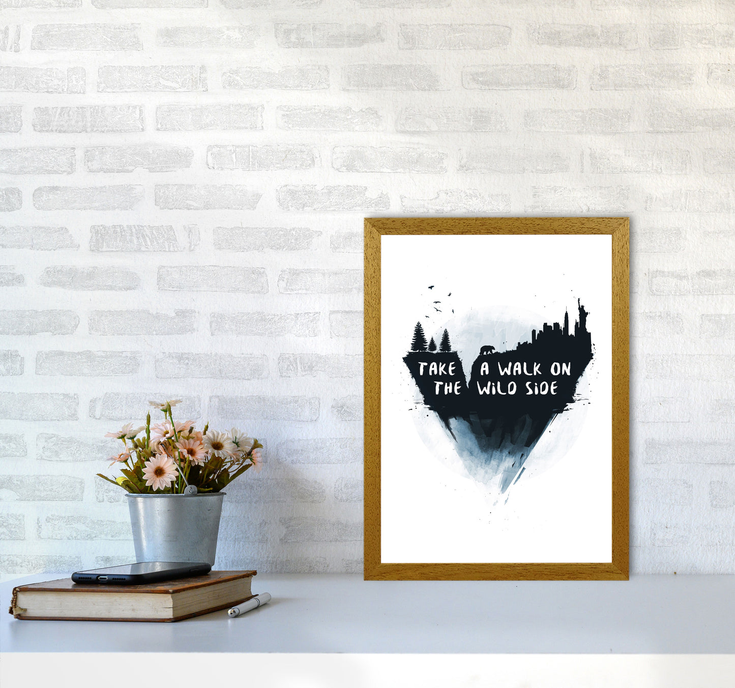 Walk On The Wild Side Art Print by Balaz Solti A3 Print Only